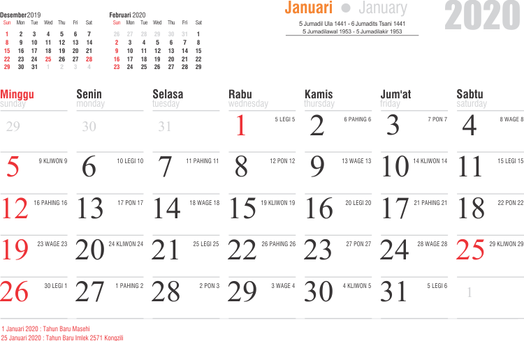 Desain Kalender 2022 Template Kalender 2021 Cdr Di 2020 Kalender